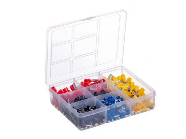 KIT 450 - Terminais Ilhós tubolar 1,5 até 10mm² - 450 peças