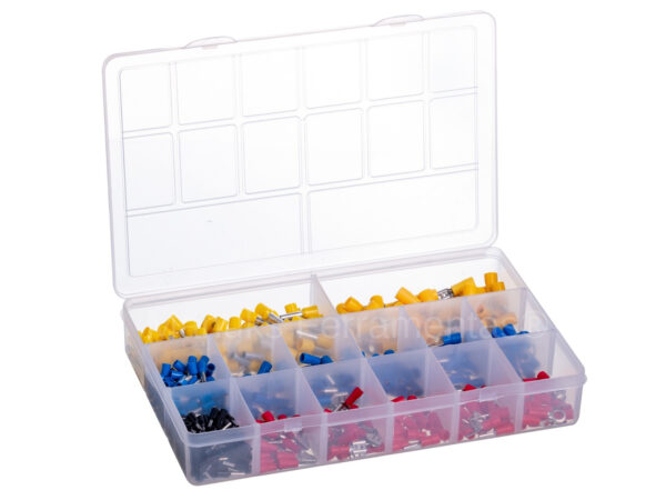 KIT 550 COMPLETO - Terminais pré isolados diversos 0,5 até 6mm² - 550 peças