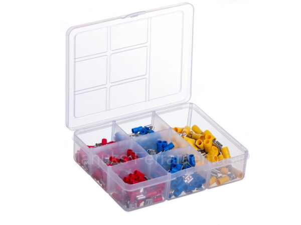 KIT FEMEA 250 - Terminais Fêmea pré isolados 0,5 até 6mm² - 250 peças