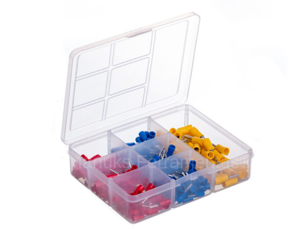 KIT PINO 250 - Terminais Pino pré isolados 0,5 até 6mm² - 250 peças