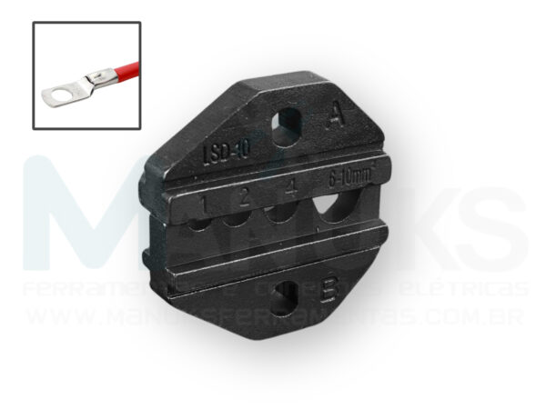 A-10 - Mandíbula crimpar terminais compressão 0,5 á 6mm²