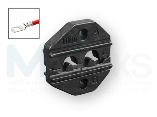 A-1016CO  - Mandíbula crimpar terminais compressão 10 e 16mm²