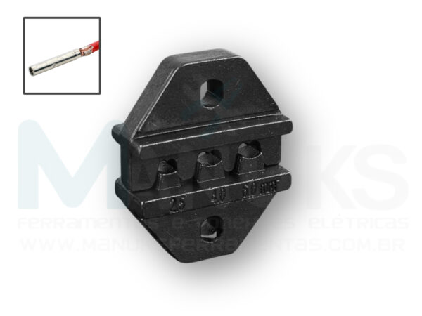 A-2546B - Mandíbula crimpar terminais MC4 Energia solar cabos 2,5 até 6mm²