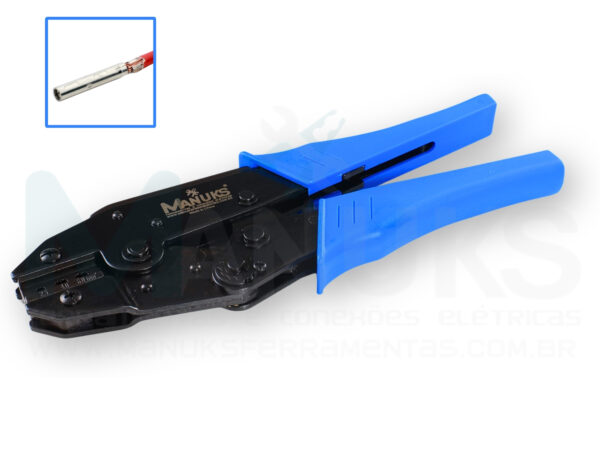 MK-2546B - Alicate crimpar terminais MC4 Energia solar cabos 2,5 até 6mm²