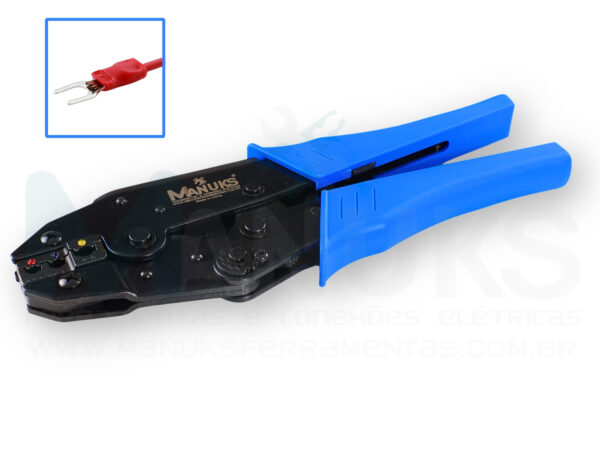 MK-30J - Alicate crimpar terminais pré isolados cabos 0,5 até 6mm²