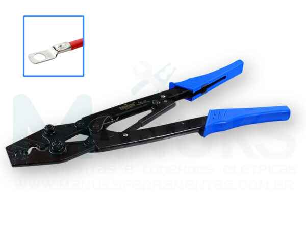 MK-38 - Alicate crimpar terminais de compressão cabos 6 até 35mm²